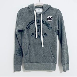 SPORTOFKINGS | Grey Hoodie with patch